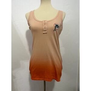 Miami Dolphin ombre tank top